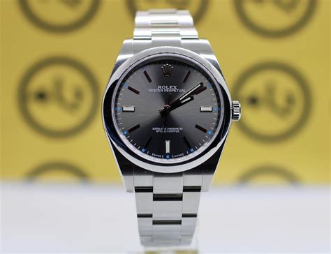 rolex oyster perpetual 114300 men's watch|rolex oyster perpetual dark rhodium.